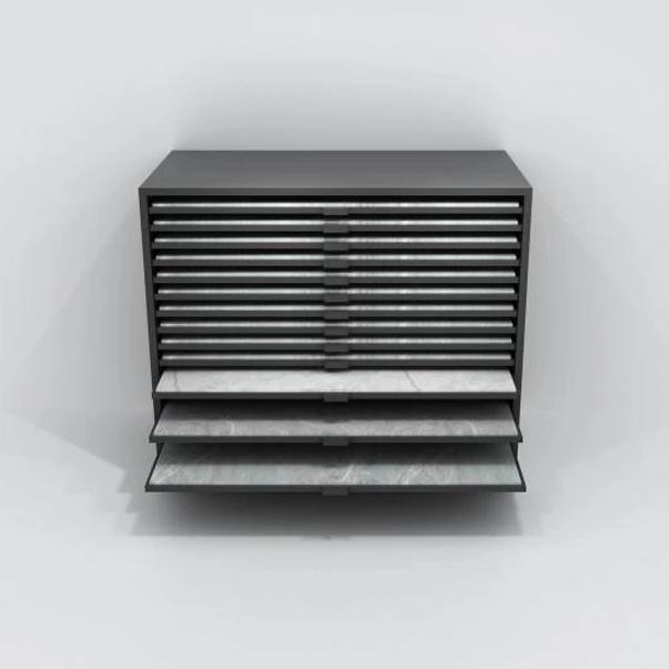 پایه نمایشگر آویز کشوی ترکیبی برای سنگ کاشی